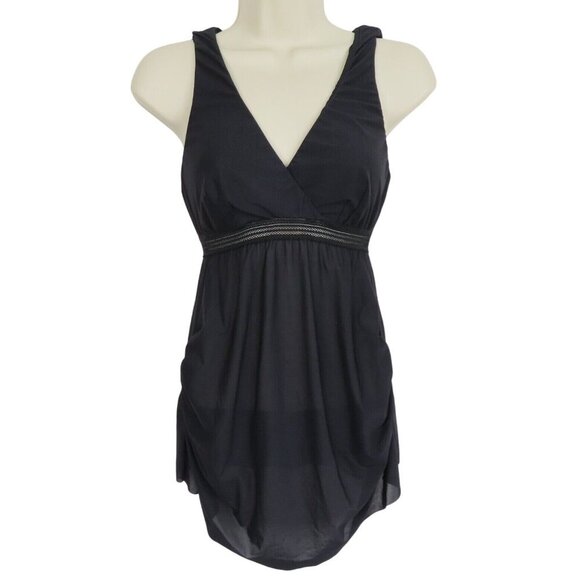 Cosabella Womens Small Black V Neck Sheer Sleeveless Pajama Tank Top Shirt Italy - Picture 1 of 10